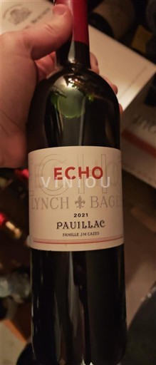 Bordeaux Pauillac Château Lynch-Bages Echo de Lynch-Bages 2021