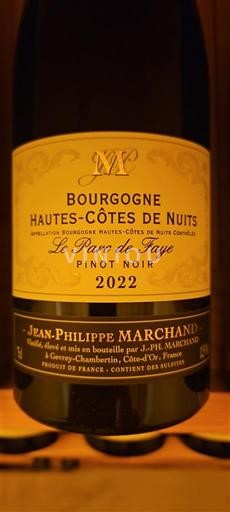 Burgundi Hautes Côtes de Nuits Jean-Philippe Marchand Le parc de Faye 2022