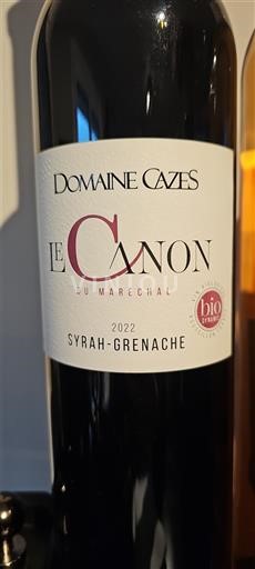 Languedoc y Rosellón Costas Catalanas Domaine Cazes Le Canon du Maréchal 2022