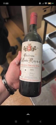 Bordeaux Saint-Émilion Grand Cru Grand Cru Château La Croix Mazarin 2002