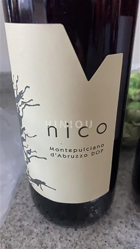 Abruzos Montepulciano d'Abruzzo Nico Não Sazonado