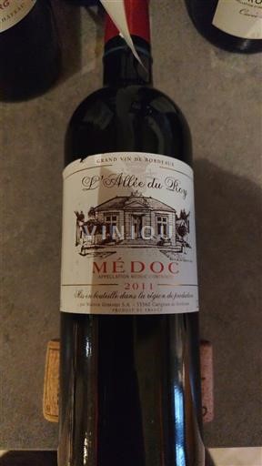Bordeaux Médoc L'Allée du Roy 2011