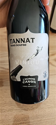 Sudoeste Comté tolosano L'Homme Canon Tannat Sans Soufre 2018