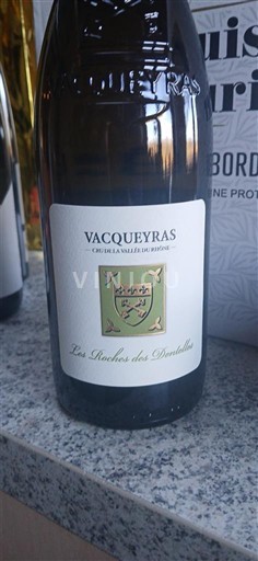 Rhônen laakso Vacqueyras Les Roches des Dentelles 2024 Ei vuosikertaa