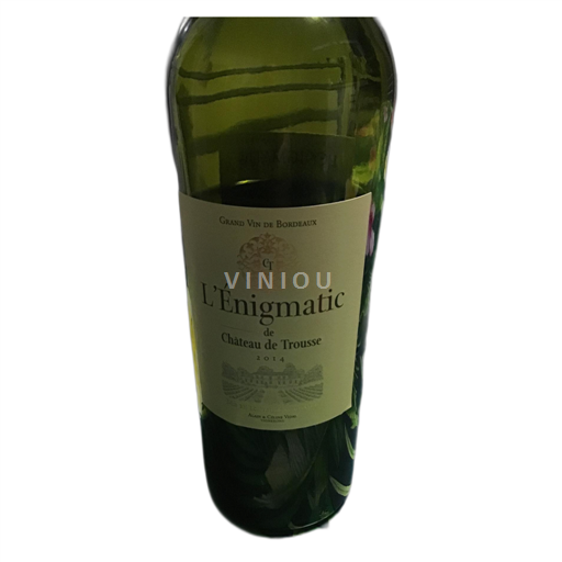 Bordeaux Côtes-de-Blaye Château de Trousse L'Énigmatic 2014