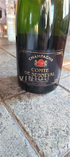 Champaña Champán Premier Cru Comte de Senneval Brut Premier Cru Sin añada