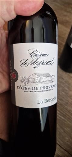 Provence Côtes-de-Provence Château Meyreuil La Bergerie 2023