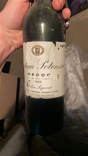 Bordéus Médoc Château Potensac 1983