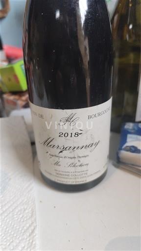 Burgundsko Marsannay Domaine Collotte Ma Sélection 2018