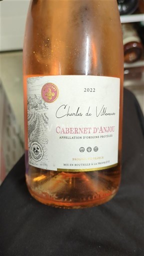 Valle della Loira Cabernet d'Anjou Charles de Villenauve 2022