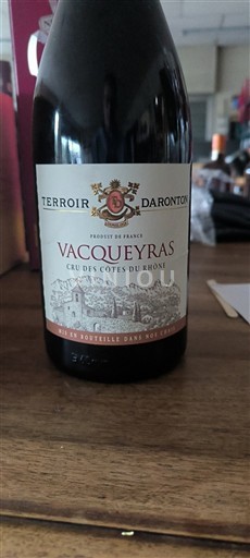 Rhônen laakso Vacqueyras Terroir Daronton 2023