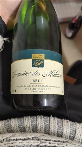 Loiredalen Ospecificerad Domaine S Malidoires Icke årgångsbetecknad