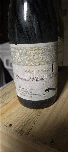 Rhônevallei Côtes-du-rhône-villages Prestige 2004