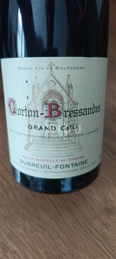 Burgundsko Corton-Bressandes Grand Cru Dubreuil-Fontaine Neročník