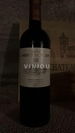 Bordeaux Pessac-Léognan Larrivet Haut-Brion 2019