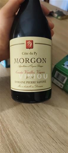 Beaujolais Morgon Domaine Pierre Savoye Côte du Py Vieilles Vignes 2020