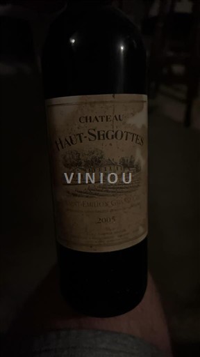 Bordeaux Saint-Émilion Grand Cru Château Haut-Segottes 2005