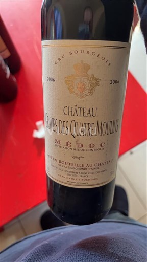 Bordeaux Médoc Cru Bourgeois Château Caves des Quatre Moulins 2006