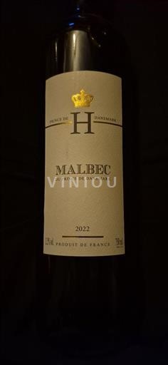 Tây Nam Cahors Prince de Danemark Malbec du Prince de Danemark 2022