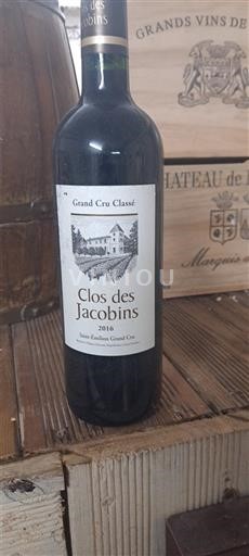 Bordeaux Saint-Émilion Grand Cru Grand Cru Clos des Jacobins 2016
