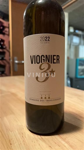 Ginebra Ginebra DOP Domaine Des trois étoiles Viognier 3* 2022