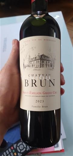 Bordeaux Saint-Émilion Grand Cru Grand Cru Château Brun 2023