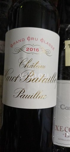 Vinhos Rouge sec Grand Cru classé Château Haut-Batailley 2016 França Bordéus Pauillac AOC