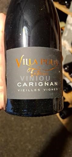 Languedoc ja Roussillon Pays d'Oc Villa Pouzols Carignan Vieilles Vignes 2023