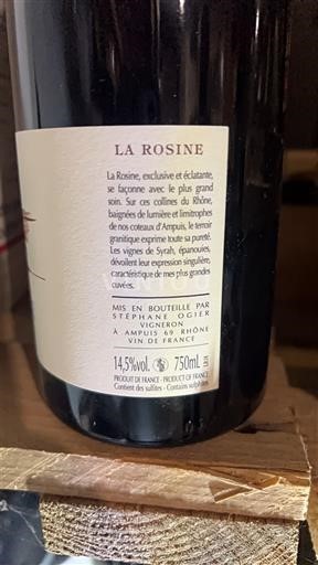 Rona dolina Ni doloceno Stéphane Ogier La Rosine 2018