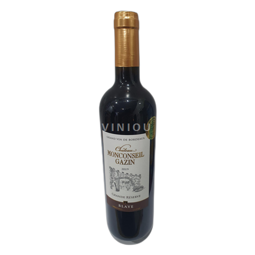 Bordeaux Blaye Château Monconseil Gazin Grande Réserve 2019