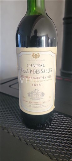 Bordeaux Montagne-saint-émilion Château Champ des Sables 1995