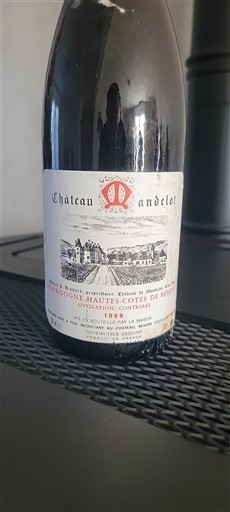 Bourgondië Niet gespecificeerd Château Mandelot 1989
