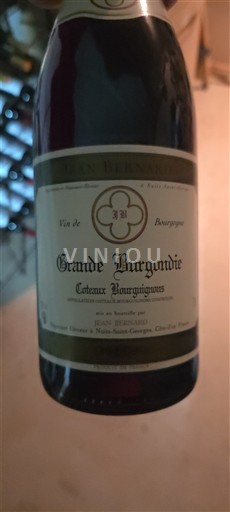 Bourgogne Bourgogne skråninger Jean BERNARD Grande Bourgondie 2021