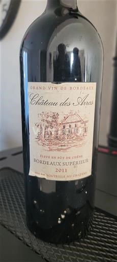Bordeaux Bordeaux Supérieur Château S Arras 2011