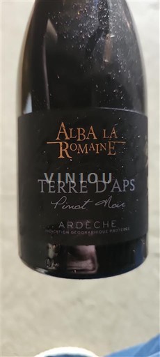 Alpes và các vùng Rhodanien Ardèche Alba La Romaine Terre d'Aps Pinot Noir 2020