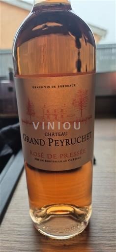 Burdeos Bordeaux rosado Château Grand Peyruchet Rosé de Pressée 2023
