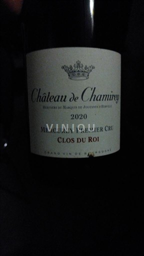 Burgundija Mercurey Premier Cru Château Chamirey Clos du Roi 2020