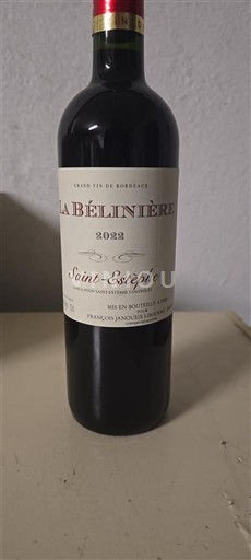 Bordeaux Saint-Estèphe La Bélinère 2022