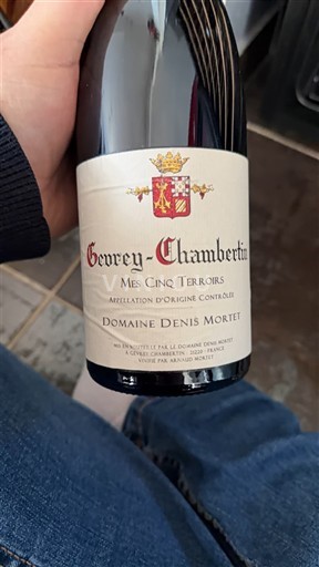 Wines Rouge sec Mes Cinq Terroirs Domaine Nis Mortet 2017 France Burgundy Gevrey-Chambertin AOC
