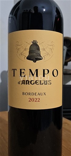 Bordeaux Château Angélus Tempo d'Angélus 2022