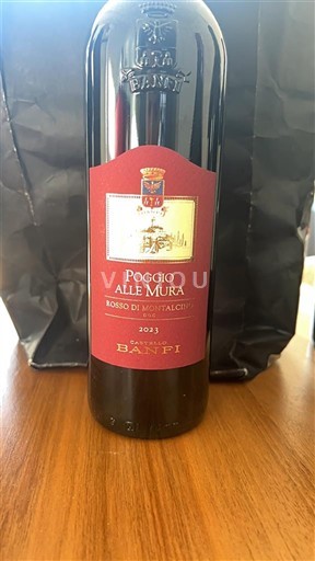 Toscana Rosso di Montalcino Banfi Poggio alle Mura 2023