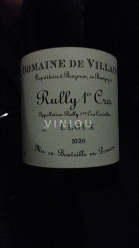Borgogna Rully Premier Cru Domaine Villaine Cloux 2020