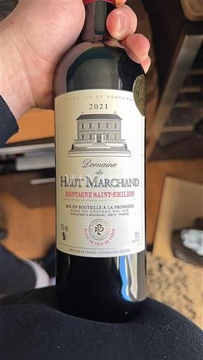 Bordeaux Montagne-saint-émilion Domaine Haut Marchand 2021