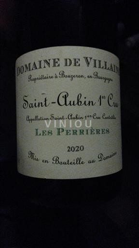 Borgogna Saint-Aubin Premier Cru Domaine Villaine Les Perrières 2020