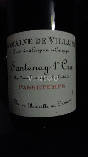 Borgogna Santenay Premier Cru Domaine Villaine Passetemps 2020