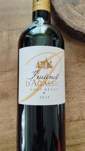Bordeaux Haut-Médoc Château Agassac Instinct d'Agassac 2018