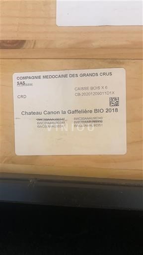 Bordeaux Saint-Émilion Grand Cru Grand Cru Château Canon la Gaffelière BIO 2018
