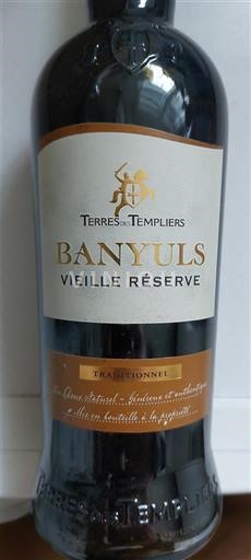 Roussillon Banyuls Terres des Templiers Vieille Réserve 2012