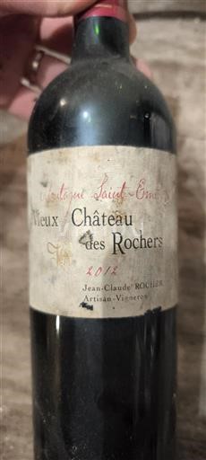 Bordeaux Montagne-saint-émilion Château Vieux Château des Rochers 2012