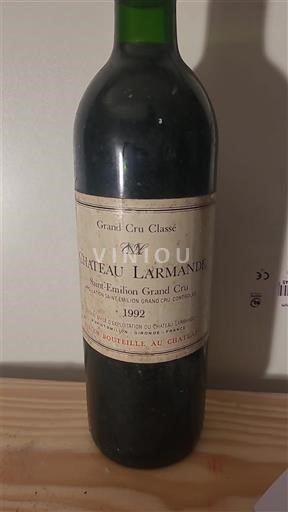 Burdeos Saint-Émilion Gran Cru Grand Cru Château Larmande 1992